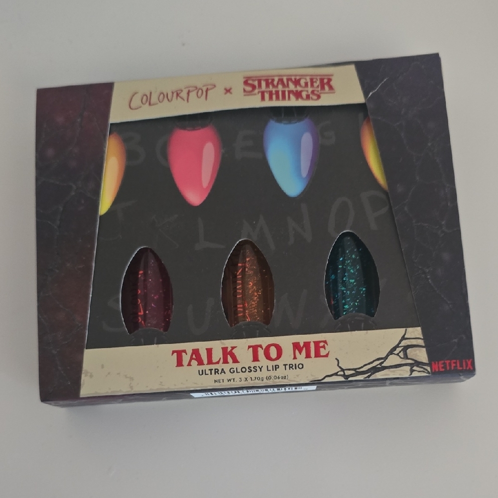ColourPop x Stranger Things Talk To Me Lip Trio